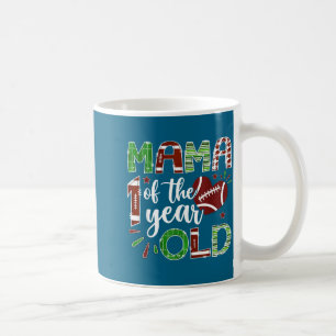 Taza De Café Mamá Del Niño De 1 Año Fútbol Primer Cumpleaños Ni