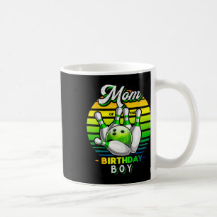 Taza De Café Mamá Del Niño De Cumpleaños Que Coincide Con La Bo