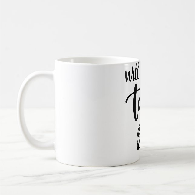 Taza De Café Mamá del niño de cumpleaños, tu gracioso monstruo (Izquierda)