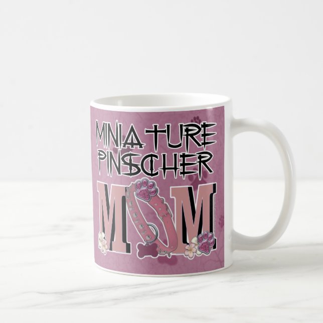 Taza De Café MAMÁ del Pinscher miniatura (Derecha)