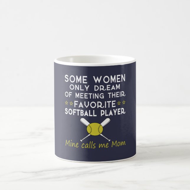 TAZA DE CAFÉ MAMÁ DEL SOFTBALL (Centro)