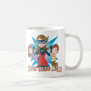 Taza De Café Mamá del superhéroe