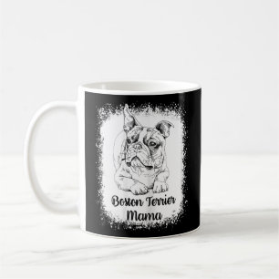 Taza De Café Mamá del terror de Boston con leche crujiente