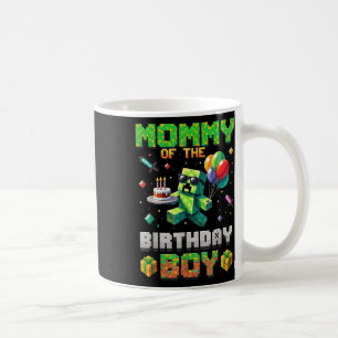 Taza De Café Mamá Del Videojuego De La Fiesta Del Cumpleaños Pi