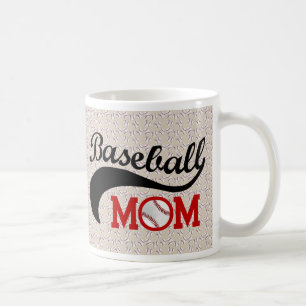 Taza De Café Mamá diaria del béisbol deportiva