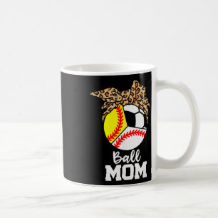 Taza De Café Mamá divertida Ll Vender suave Fútbol Leopardo Mam