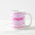 Taza De Café Mamá: edición especial mug<br><div class="desc">Mamá: Edición Especial Las Mamáes Mug (rosadas) son especiales. Avísenla con esta encantadora taza...  ¡y por qué no complementarla con una camiseta a juego! Sigue...  muéstrale cuánto te importa.</div>