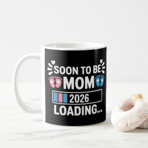 Taza De Café Mamá en Camino 2026 Anuncio de Embarazo Cargando