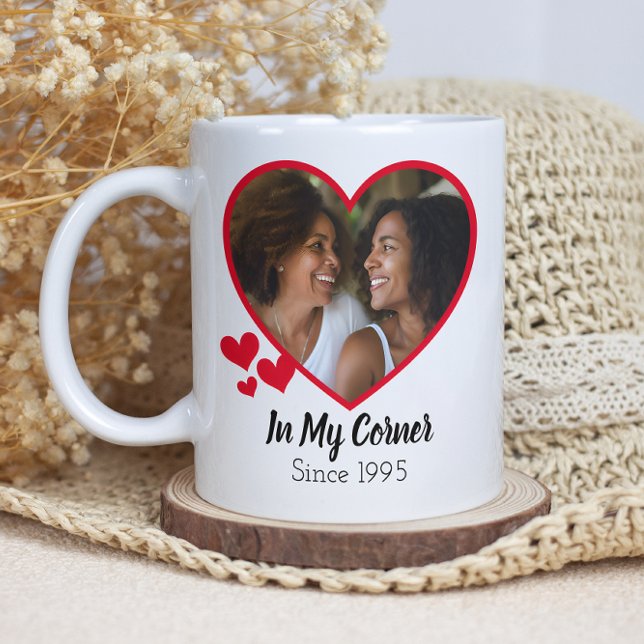 Taza De Café Mamá en mi esquina 2 foto Día de la Madre (Subido por el creador)