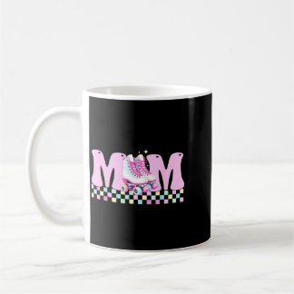 Taza De Café Mamá entrando en familia de patinaje sobre ruedas 