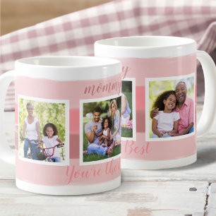 Taza De Café Mamá eres la mejor - 3 pincel rosado