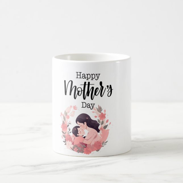 Taza De Café "Mamá, eres mi eterno héroe. Muglady" (Centro)