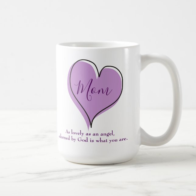Taza De Café Mamá, eres tan adorable como un ángel (Derecha)