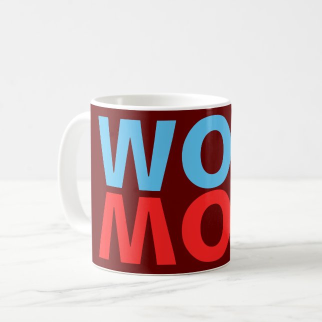 Taza De Café Mamá es Wow y ¡Mamá es! (Anverso izquierdo)