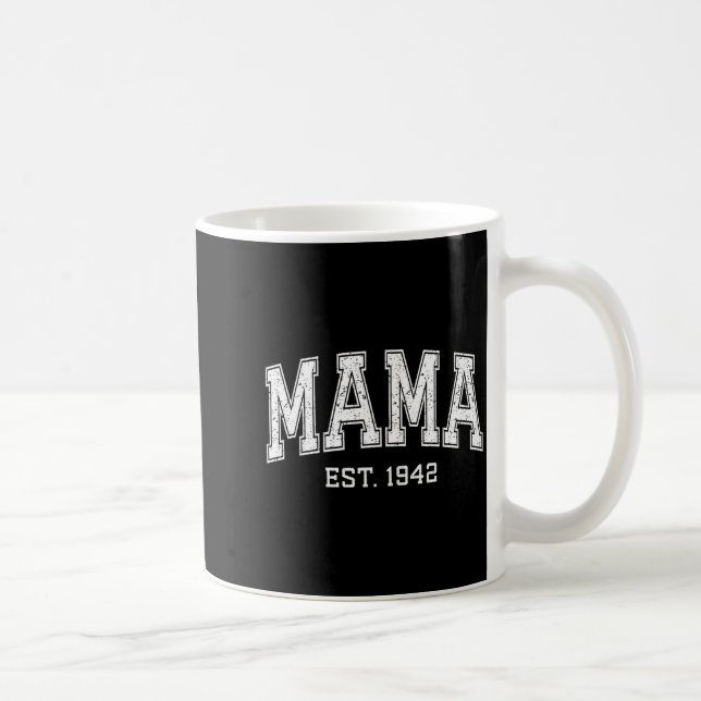 Taza De Café Mama Est 1942 Mom D Mothers Day Ized  (Derecha)
