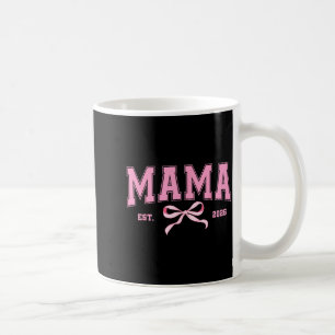 Taza De Café Mamá está 2026 coqueta lazo mamá para ser nueva ma
