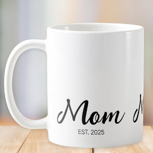 Taza De Café Mamá Establecida Regalo de Nueva Mamá 