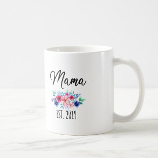 Taza De Café Mama Estableció 2019 Mug, Mug, Gracioso Café Mug,