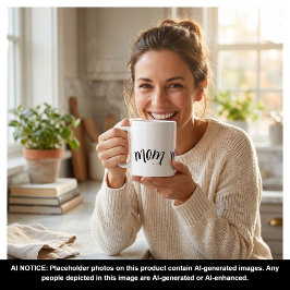 Taza De Café Mamá Estableció Chic Elegante Personalizado Año