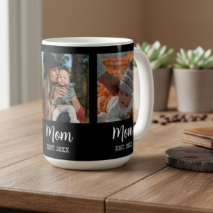 Taza De Café Mamá Estableció Escritura Negra 3 Foto