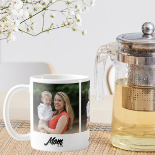 Taza De Café Mamá Estableció Escritura Negra 3 Foto