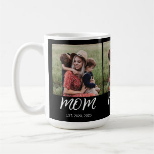 Taza De Café Mamá Estableció Guión Negro 3 Foto