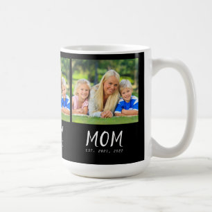 Taza De Café Mamá Estableció Guión Negro 3 Foto