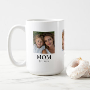 Taza De Café Mamá Estableció Guión Negro 3 Foto