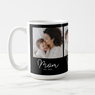 Taza De Café Mamá Estableció Guión Negro 3 Foto