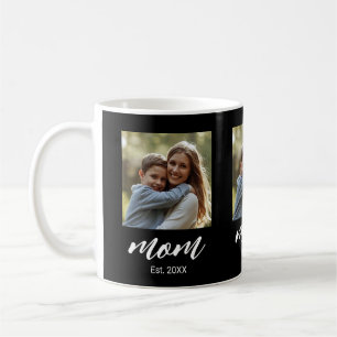 Taza De Café Mamá Estableció Guión Negro 3 Foto