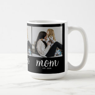 Taza De Café Mamá Estableció Guión Negro 3 Foto