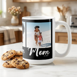 Taza De Café Mamá Estableció Guión Negro 3 Foto