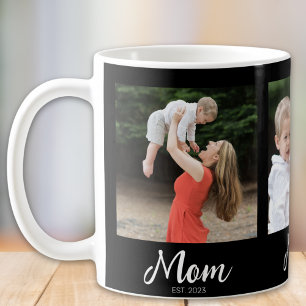 Taza De Café Mamá Estableció Guión Negro 3 Foto