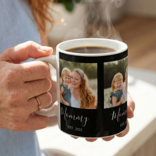 Taza De Café Mamá Estableció Guión Negro 3 Foto