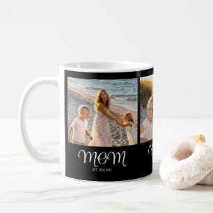 Taza De Café Mamá Estableció Guión Negro 3 Foto