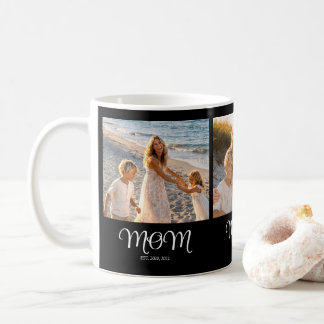 Taza De Café Mamá Estableció Guión Negro 3 Foto