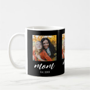 Taza De Café Mamá Estableció Guión Negro 3 Foto