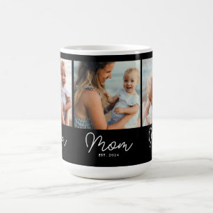 Taza De Café Mamá Estableció Guión Negro 3 Foto