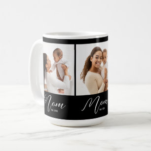 Taza De Café Mamá Estableció Guión Negro 3 Foto