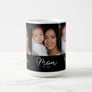 Taza De Café Mamá Estableció Guión Negro 3 Foto