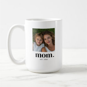 Taza De Café Mamá Estableció Moderno Negro 2 Foto