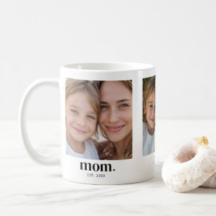 Taza De Café Mamá Estableció Moderno Negro 3 Foto