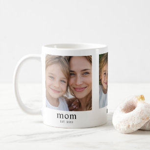 Taza De Café Mamá Estableció Moderno Negro 3 Foto