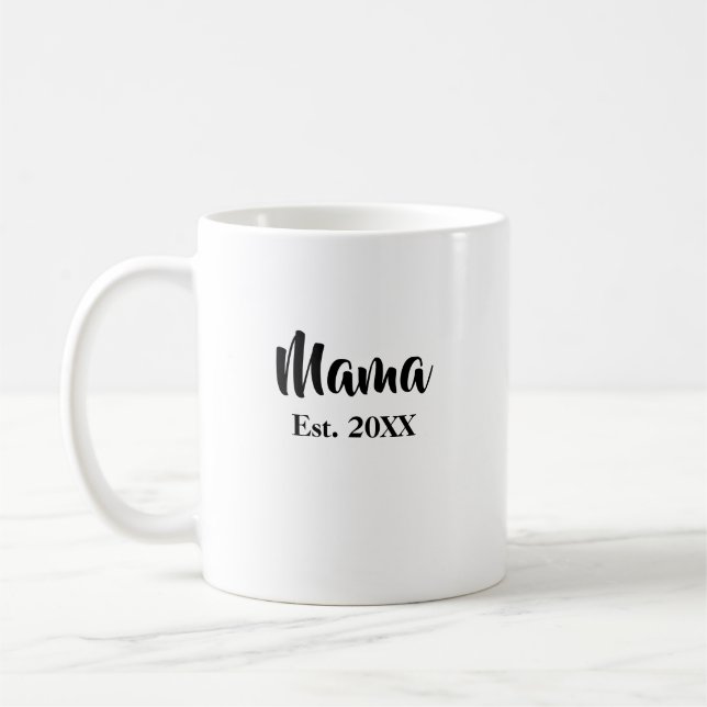 Taza De Café Mamá estableció nueva mamá Mug (Izquierda)
