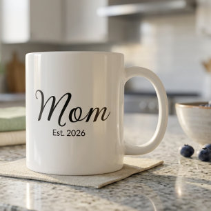 Taza De Café Mamá Estableció Nuevo Regalo para Mamá