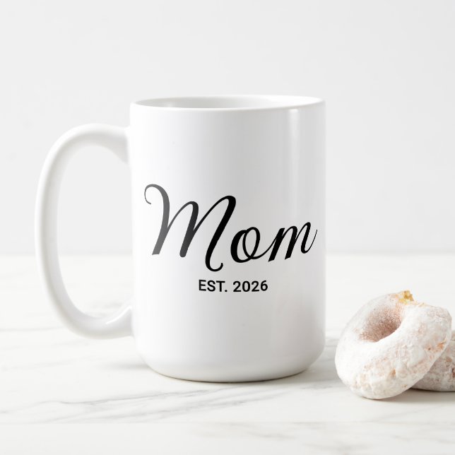 Taza De Café Mamá Estableció Regalo de Nueva Mamá (Con donut)