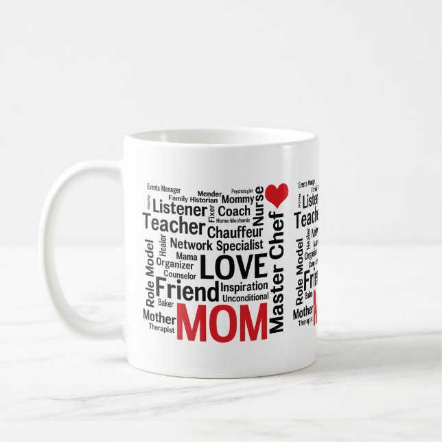 Taza De Café Mamá estupenda multitalentosa asombrosa del día de (Izquierda)