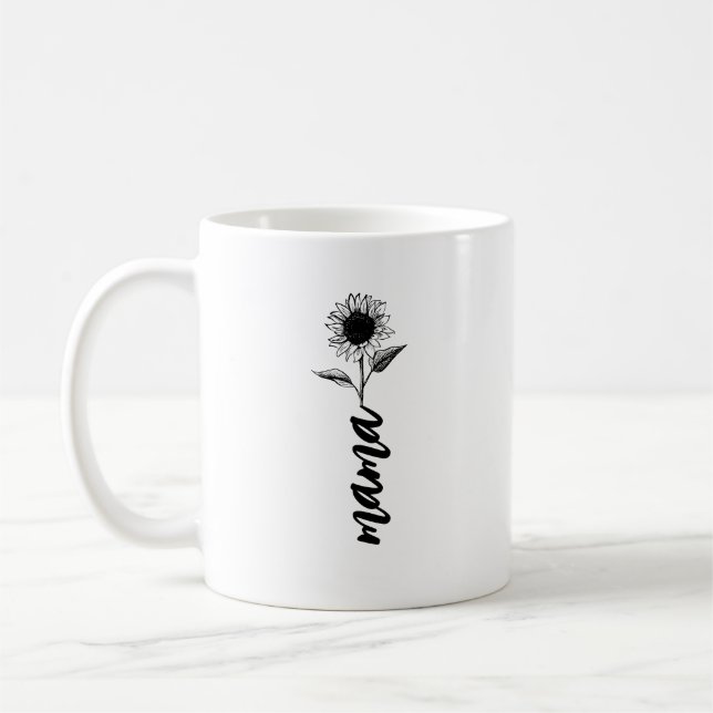 Taza De Café Mama flower gift (Izquierda)