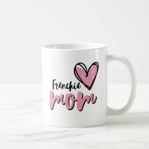Taza De Café Mamá francesa, adorable amante de los perros Bulld