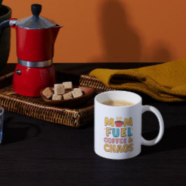 Taza De Café Mamá fuma café y caos - Divertida mamá Giftful
